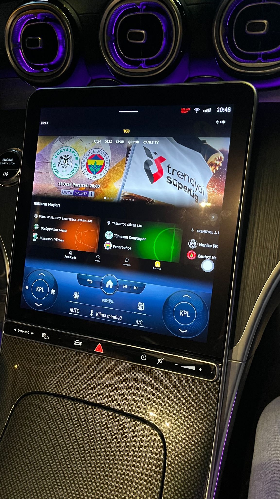 MERCEDES W206 C CLASS ANDROİD SMART BOX 8GB RAM 128GB ROM HDMI - Görsel 3