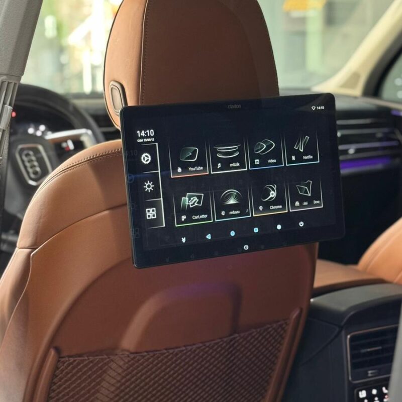 AUDI Q7-Q8 14'' ARKA EĞLENCE PAKETİ AMBİYANS AYDINLATMALI